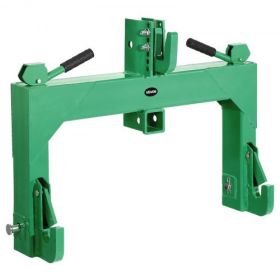 3-Point Quick Hitch with 2" Receiver Category 1 & 2 Tractor Hitch 3000lb Green